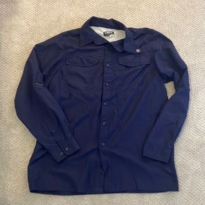 Men’s blue Habit fishing shirt